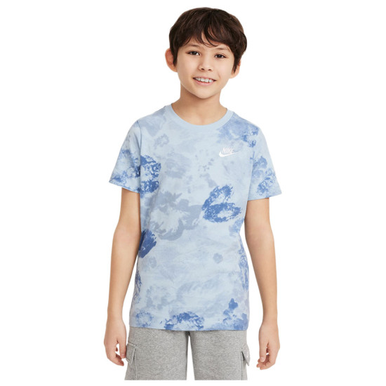 Nike Παιδική κοντομάνικη μπλούζα Sportswear Club Seasonal Allover Print Tee
